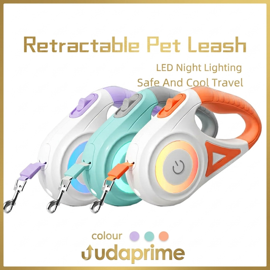 Glow Walk LED Retractable Leash: Safety & Control for Every Adventure